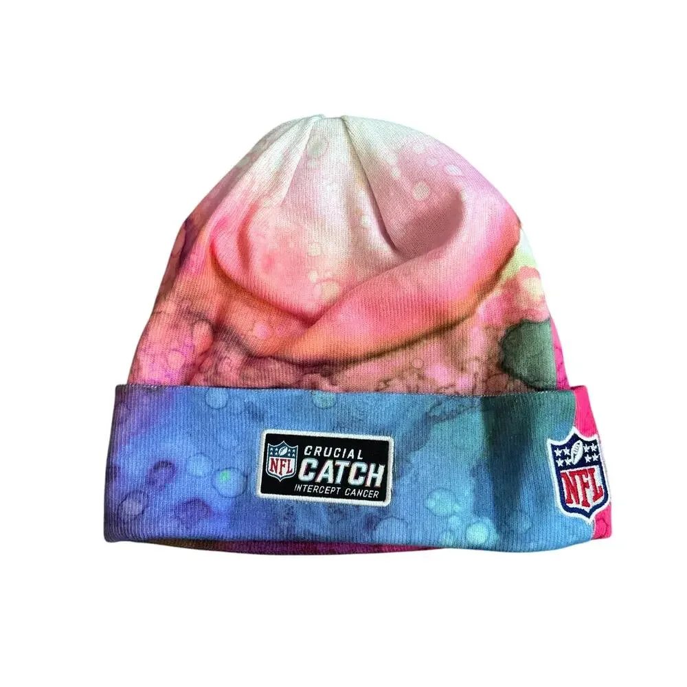 NEW Raiders Tie Dye Beanie Intercept‎ Cancer